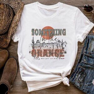 Bull Horns Skull Print Western Themed T-Shirts